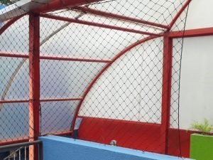 Telas de proteção em prédios em São Luís